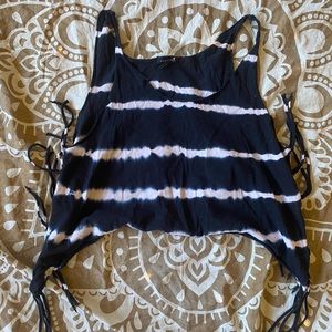 Tie dye crop tank